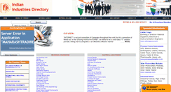 Desktop Screenshot of indianindustriesdirectory.com
